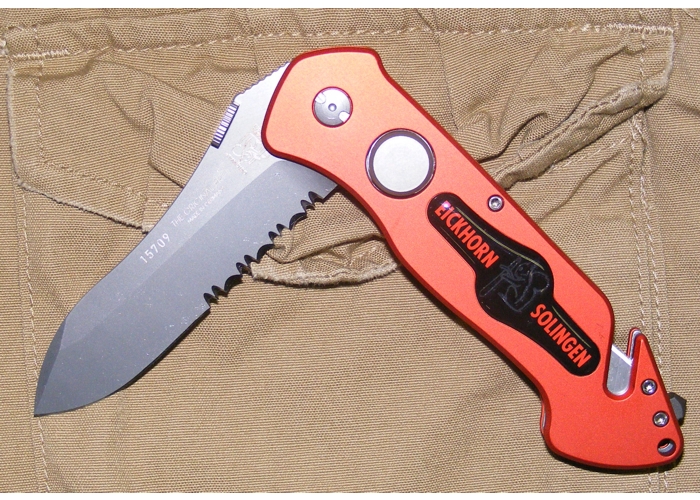 Eickhorn Rettungsmesser Messer Taschenmesser PRT II Firefighter Orange 802216 