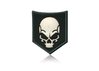 Black Defence SOF skull swat Klett patch
