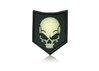 Black Defence SOF skull ghost Klett patch