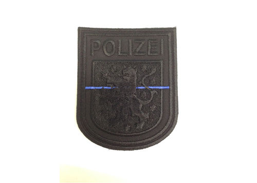 Polizei Thüringen Thin Blue Line black