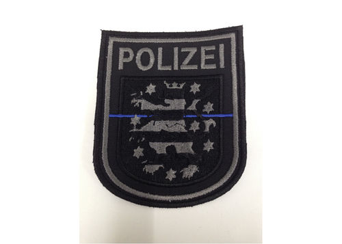 Polizei Thüringen Thin Blue Line dark ops