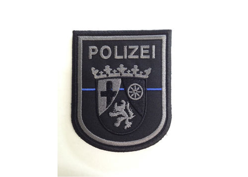 Polizei Rheinland-Pfalz Thin Blue Line dark ops
