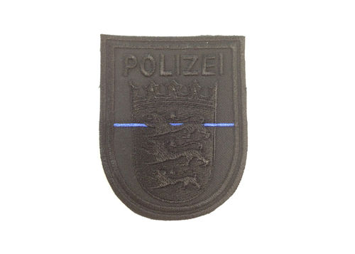 Polizei Baden-Württemberg Thin Blue Line black