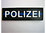 Klettpatch Polizei blue line