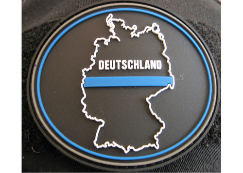 Klettpatch Deutschland thin blue line