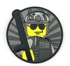 Yellow Police Guy Rubber Patch