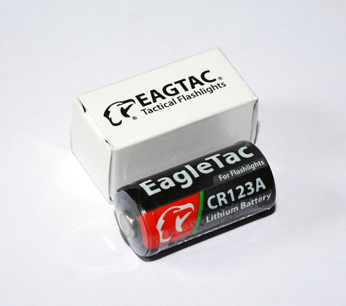 EAGTAC CR123 Lithium Batterie